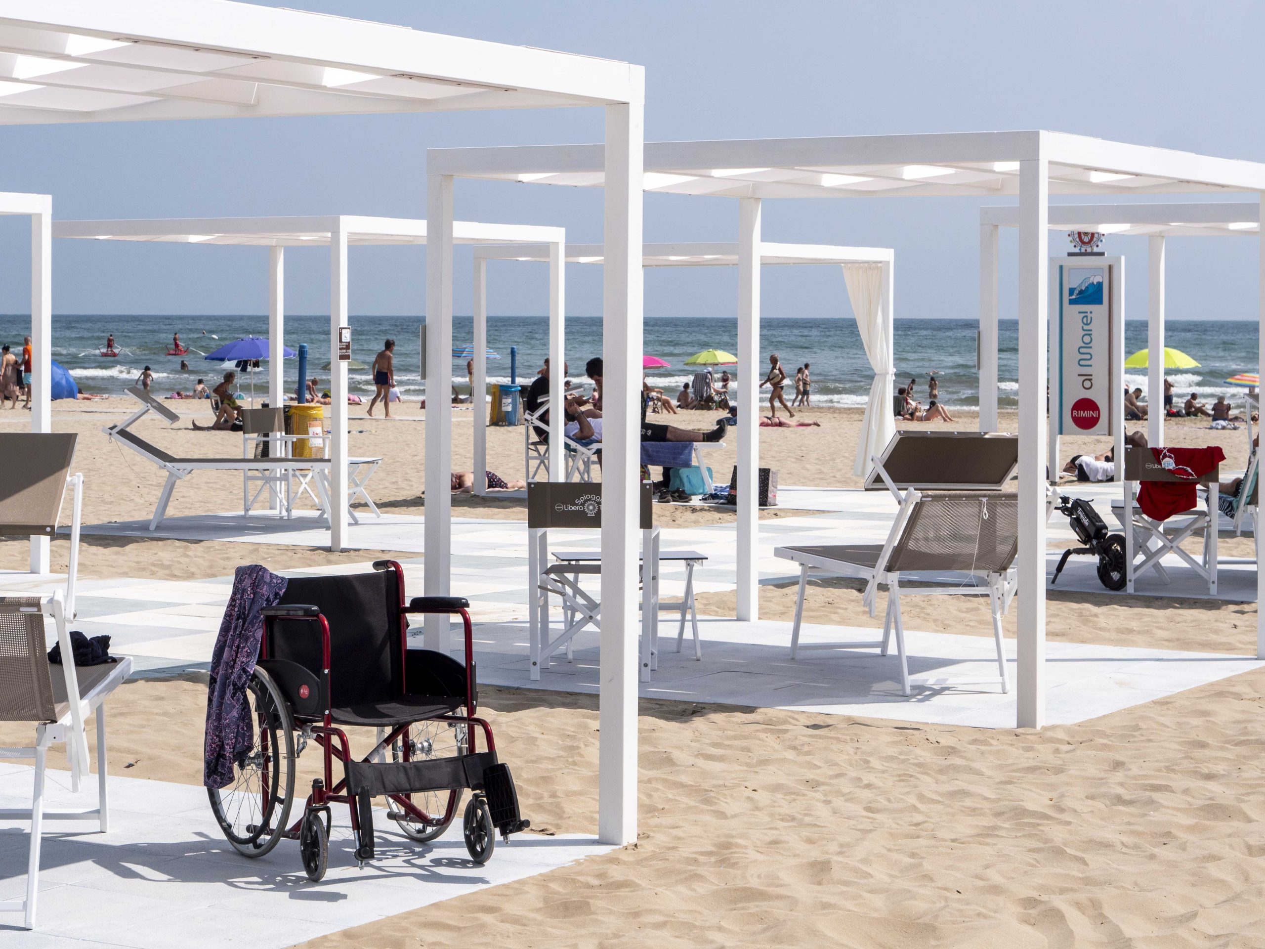 Immagine della spiaggia di Rimini
