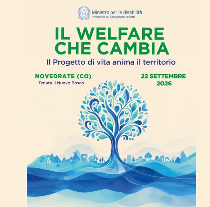 il 22 settembre, a Novedrate, confronto su Progetto di vita e ruolo dei territori nel costruire risposte vicino alle Persone e alle famiglie. Così, sui propri social, la ministra per le Disabilità, Alessandra Locatelli.