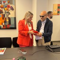 La delegazione Once riceve i saluti della Dn dell'Uici