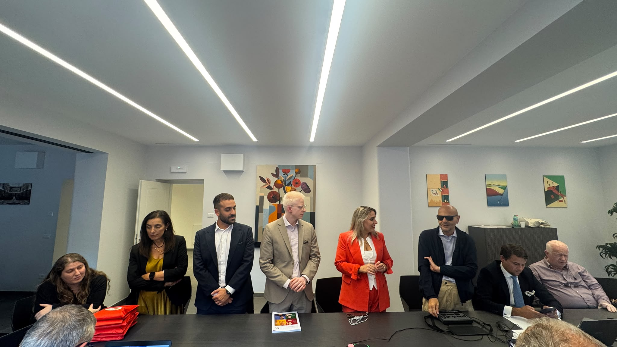 La delegazione Once riceve i saluti della Dn dell'Uici