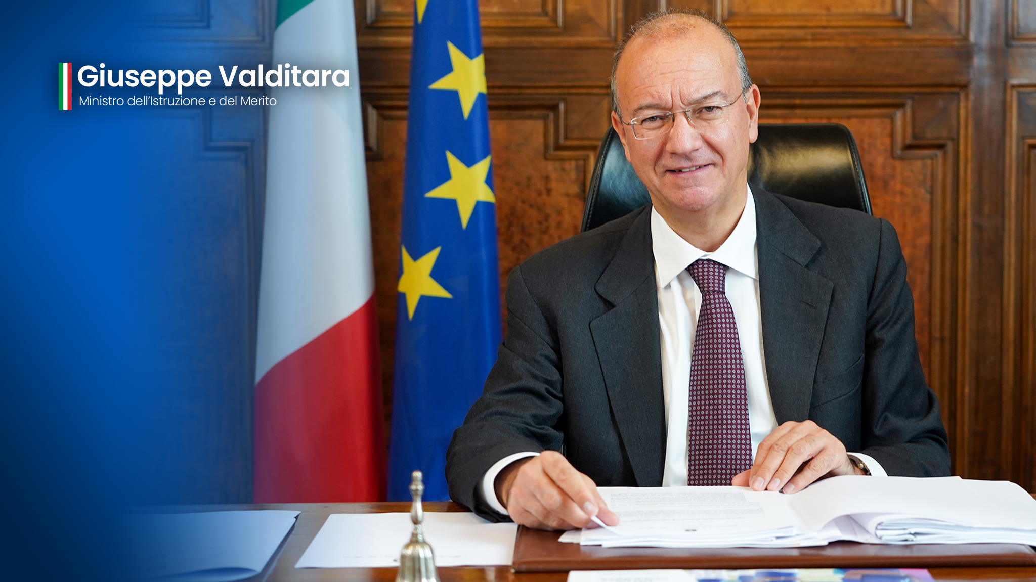 In foto il ministro Valditara