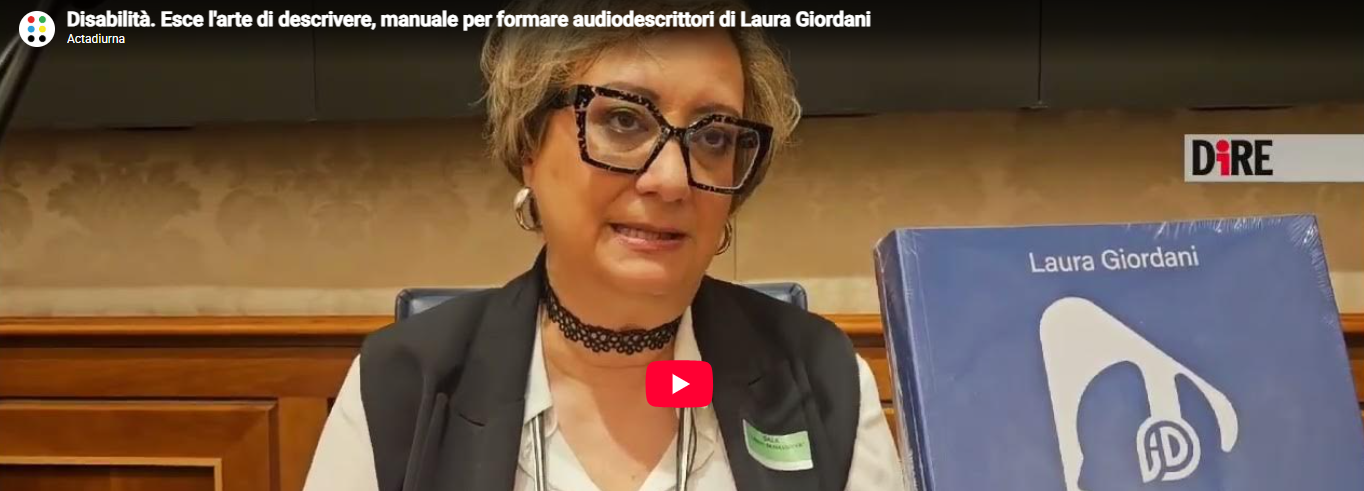 in foto: Laura Giordani intervistata da Dire