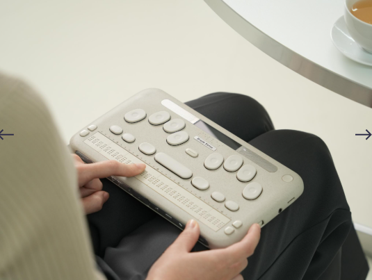 nell'immagine BrailleSense 7