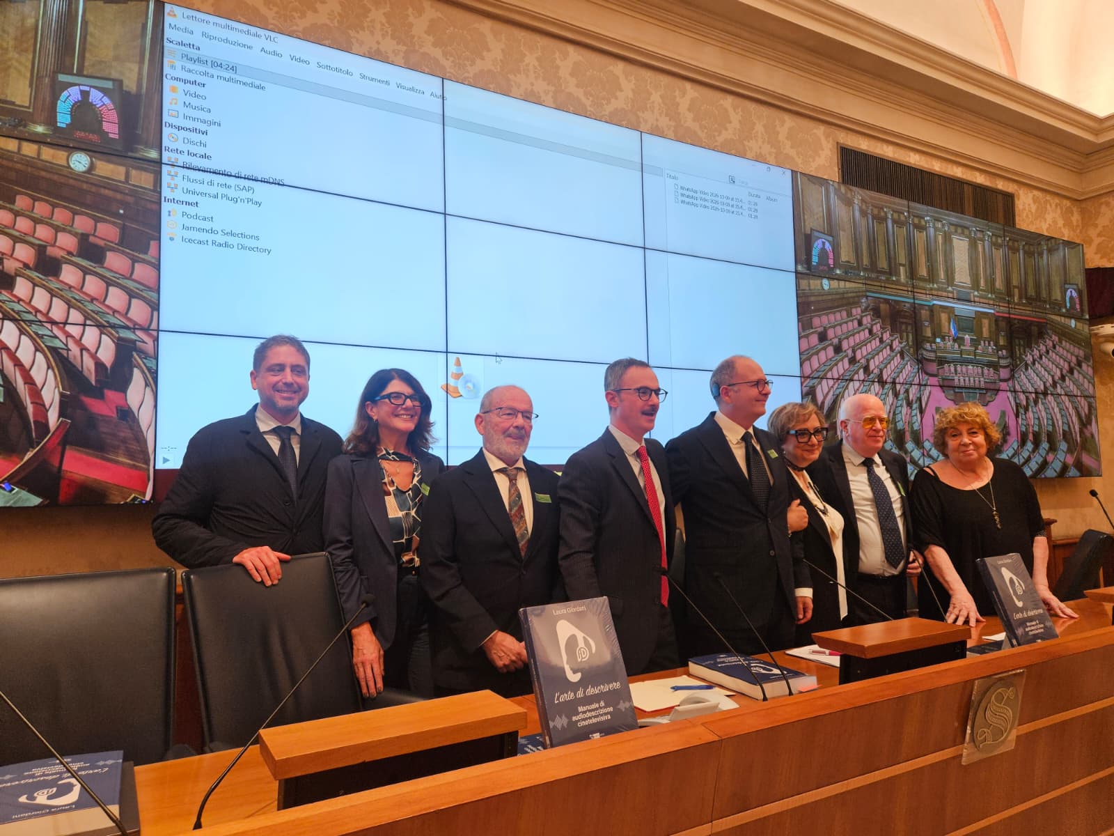 In foto tutti i protagonisti dell'evento tenutosi al Senato